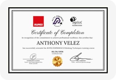 certificado técnicas de polichado