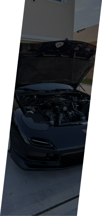 motor de carro deportivo